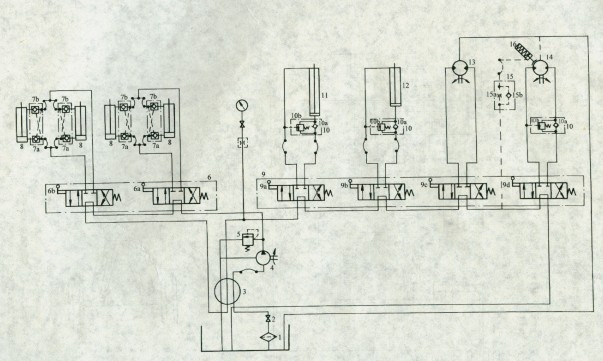 Qz-5-13型汽車起重機液壓系統