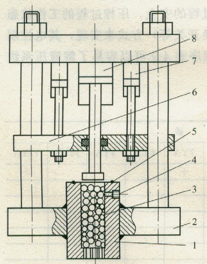 擠條機主機結構示意圖