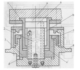 下模液壓缸結構原理圖